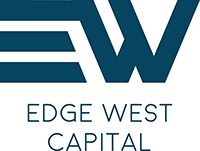 A logo of edge west capital with white background